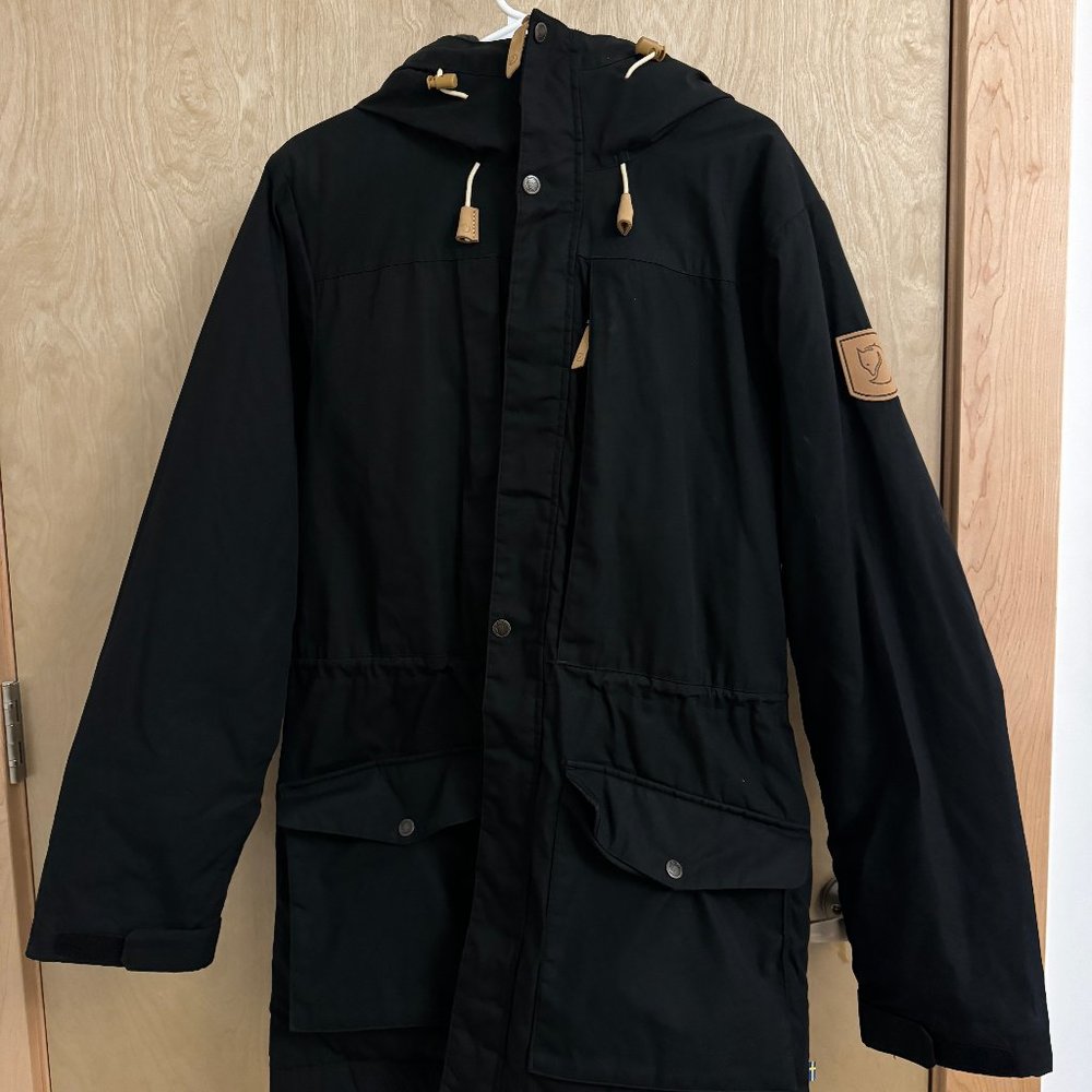 Fjallraven Men's Singi Wool Padded Parka Medium, Black